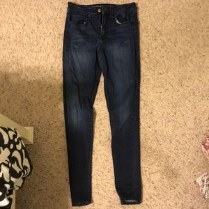 American eagle high rise super stretch jeans